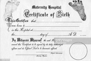 Non Availability of Birth Certificate